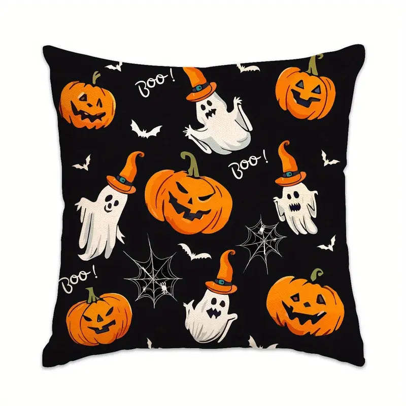 4pcs Halloween Themed Pillowcases
