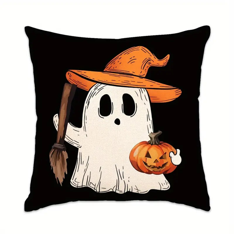 4pcs Halloween Themed Pillowcases