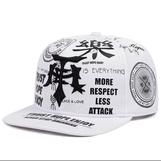 Gothic Cross Streetwear Hat for Men