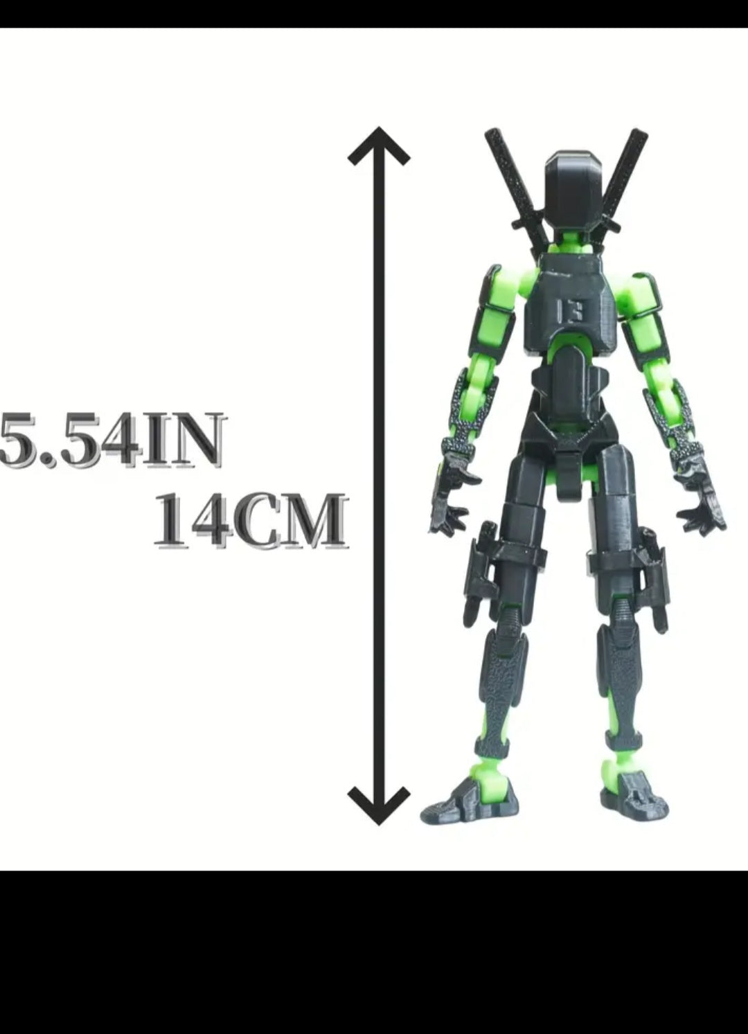 3D Printed 5.54-inch Multi-Jointed Action Figures Dummy13, Full Body Mechanical Movable Toy, Multiple Accessories, Hand Painted Figure, Desk Decoration, Creative Gifts