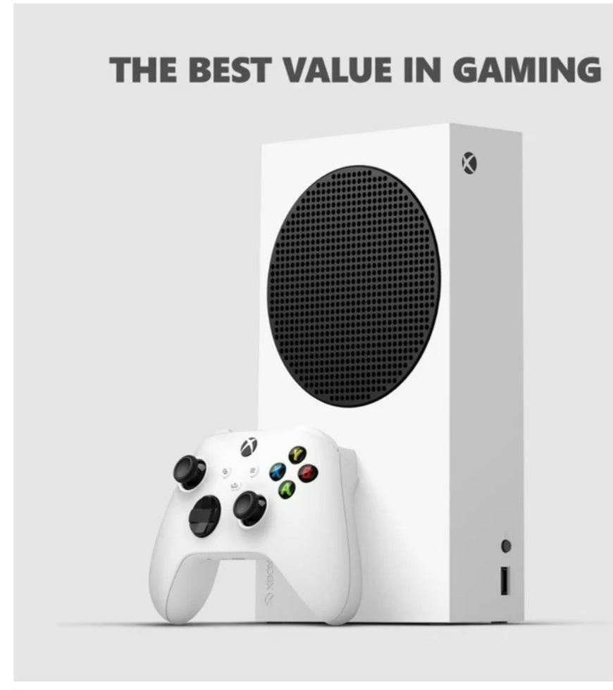 Xbox Series S, 512GB SSD, All Digital Gaming Console, Robot White