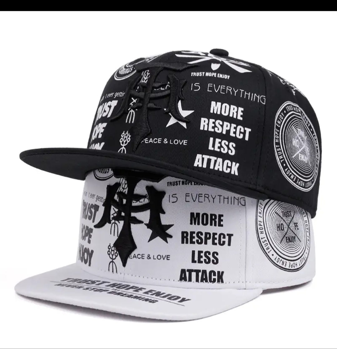 Gothic Cross Streetwear Hat for Men